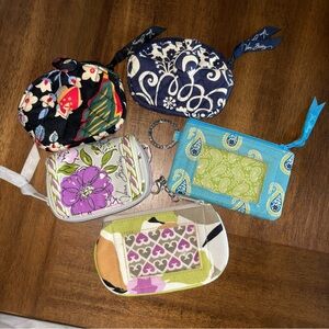Vera Bradley Floral and Paisley Coin Purse Collection